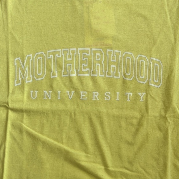 Motherhood University Yellow Graphic Tee - Picture 2 of 5